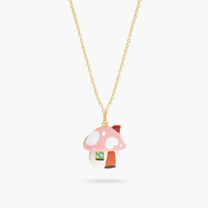 
            
                Load image into Gallery viewer, Mushroom House Pendant Necklace
            
        