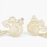 Gold Thread Post Earrings