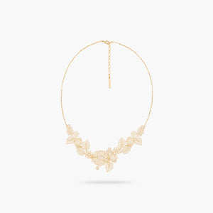 Gold Thread Statement Necklace