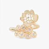 Gold Thread Adjustable Ring