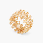 Lace Gold Thread Ring