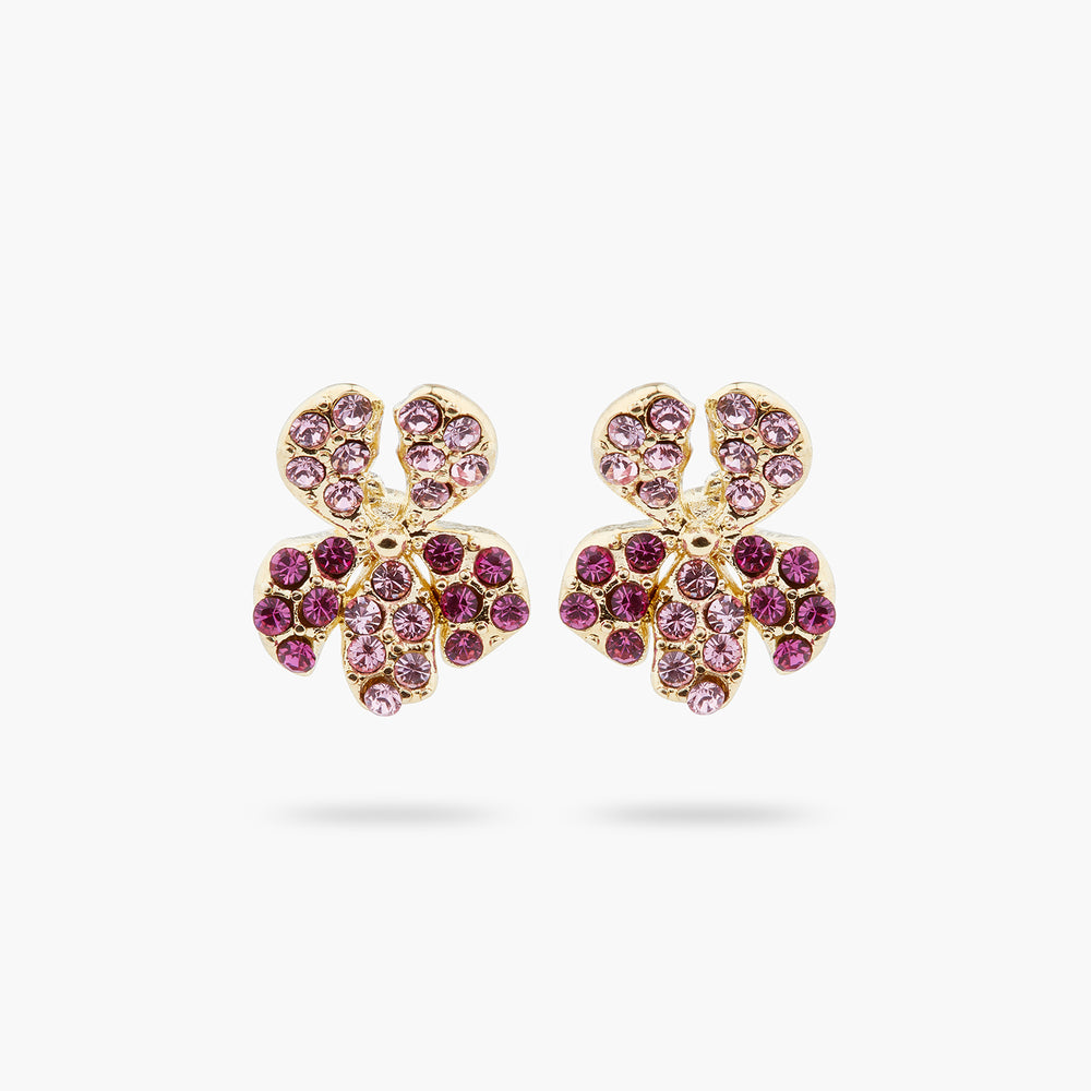 Wine and Roses Iris Post Earrings