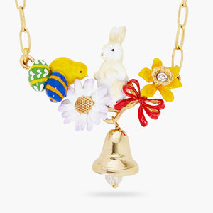 
            
                Load image into Gallery viewer, Les Néréides Loves Animals - Easter Chick and Rabbit Thin Necklace
            
        