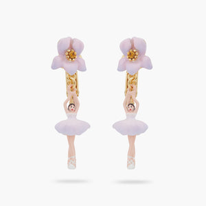 Iris Mini Ballerina Clip-on Earrings