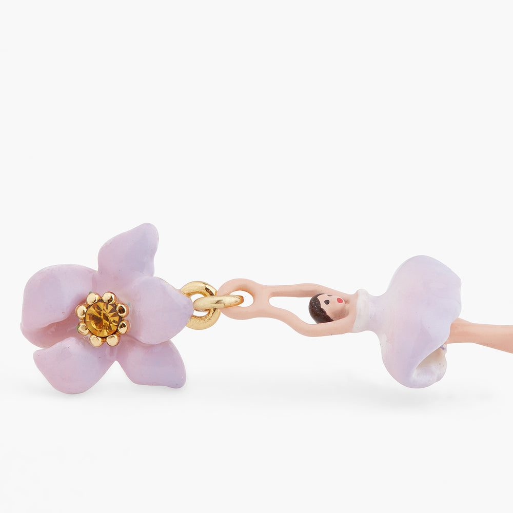 Iris Mini Ballerina Clip-on Earrings