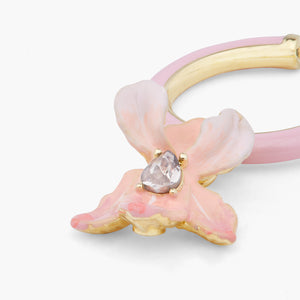 
            
                Load image into Gallery viewer, Powder Pink Iris Post Earrings
            
        