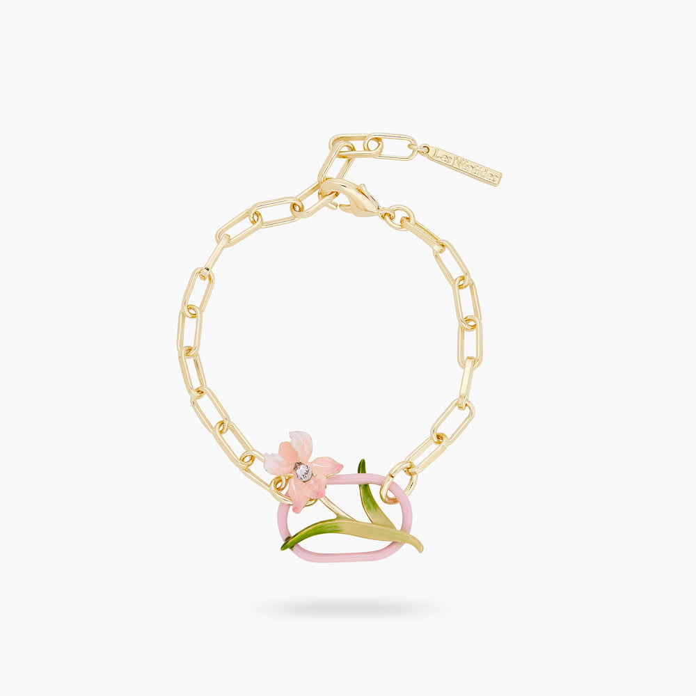 Powder Pink Iris Bracelet