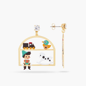 
            
                Load image into Gallery viewer, Pinocchio and Toys Post Earrings
            
        