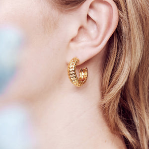 A Thousand Stars Heart In The Sky Hoop Earrings