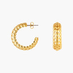 A Thousand Stars Heart In The Sky Hoop Earrings