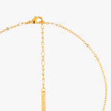 Pearly Flight Beetle Pendant Necklace