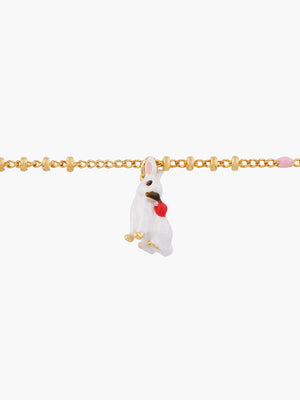 40 Souvenirs White Rabbit Charms Bracelet