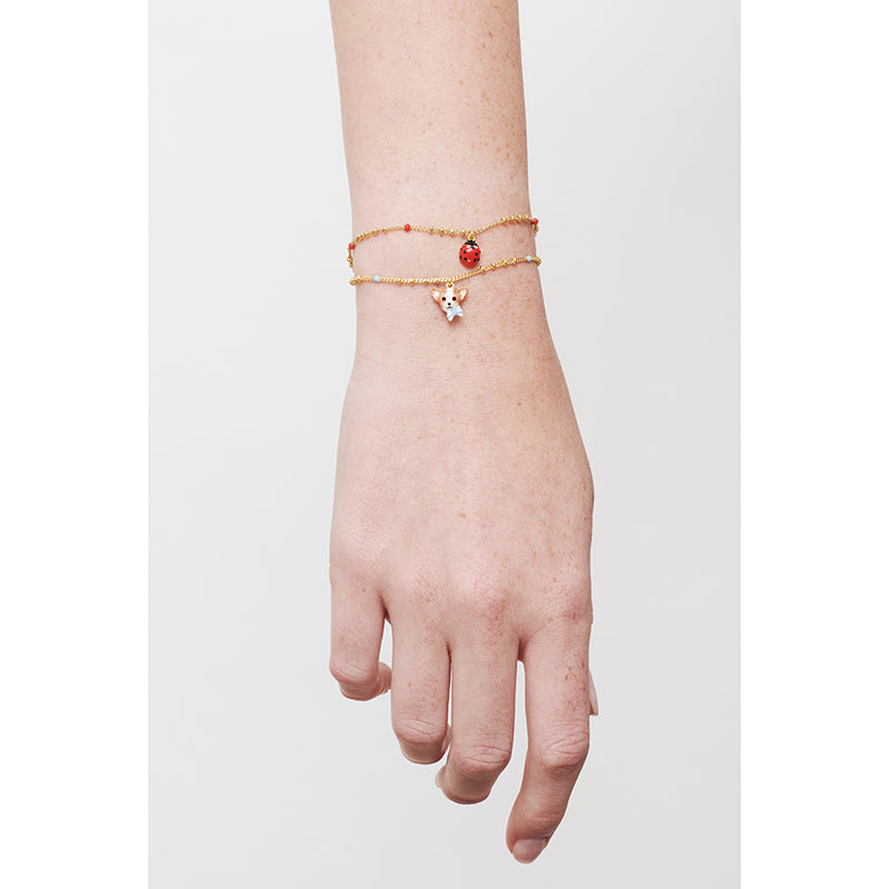 40 Souvenirs Ladybug Charms Bracelet