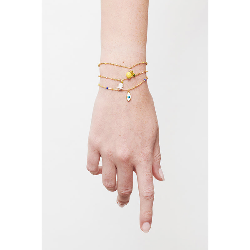 40 Souvenirs Lemon Charms Bracelet