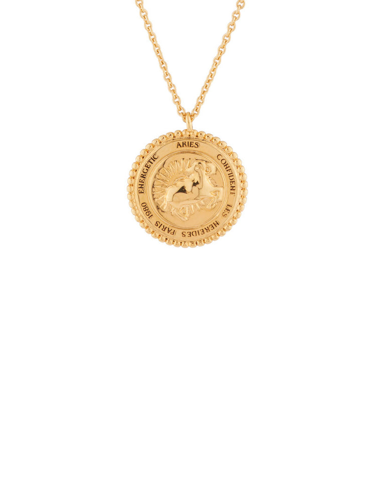 
            
                Load image into Gallery viewer, Constellation Reversible Aries Zodiac Sign Pendant Necklace
            
        