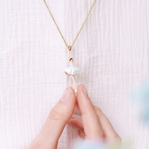 Pas de Deux Aurora Baurealis pendant necklace