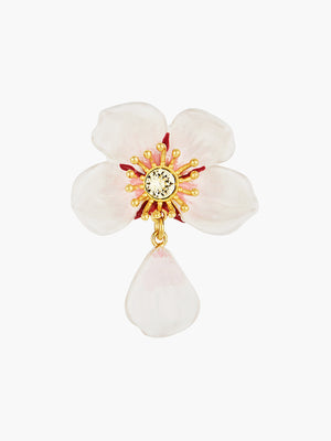 White Cherry Blossom Post Earrings