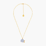 ✨USA EXCLUSIVE✨ Language of Flowers Blue Hydrangea Pendant Necklace