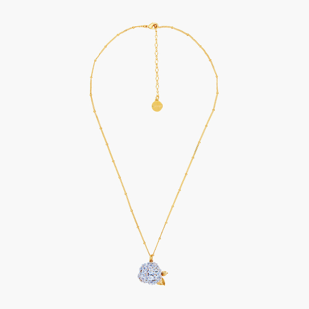 ✨USA EXCLUSIVE✨ Language of Flowers Blue Hydrangea Pendant Necklace