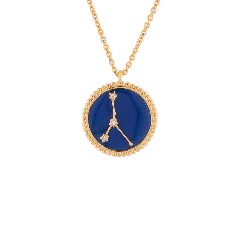 CANCER Zodiac Sign Coin Necklace, gold-plated – Pilgrim