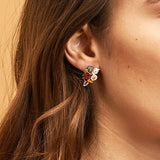 Little Cats Duo with Faceted Glass and Charms Earrings ✨As Seen on Taylor Swift✨