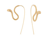 Blazing Nature Waving Viper Earrings