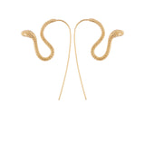 Blazing Nature Waving Viper Earrings