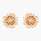 Nectar of the Sun Sunflower Stud Earrings