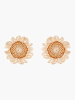 Nectar of the Sun Sunflower Stud Earrings