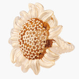 Nectar of the Sun Sunflower Cocktail Ring