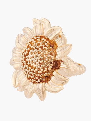Nectar of the Sun Sunflower Cocktail Ring