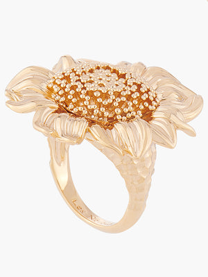 Nectar of the Sun Sunflower Cocktail Ring
