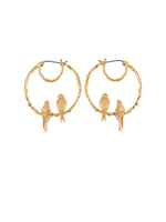 Blazing Nature Duo of Swallows Little Hoops