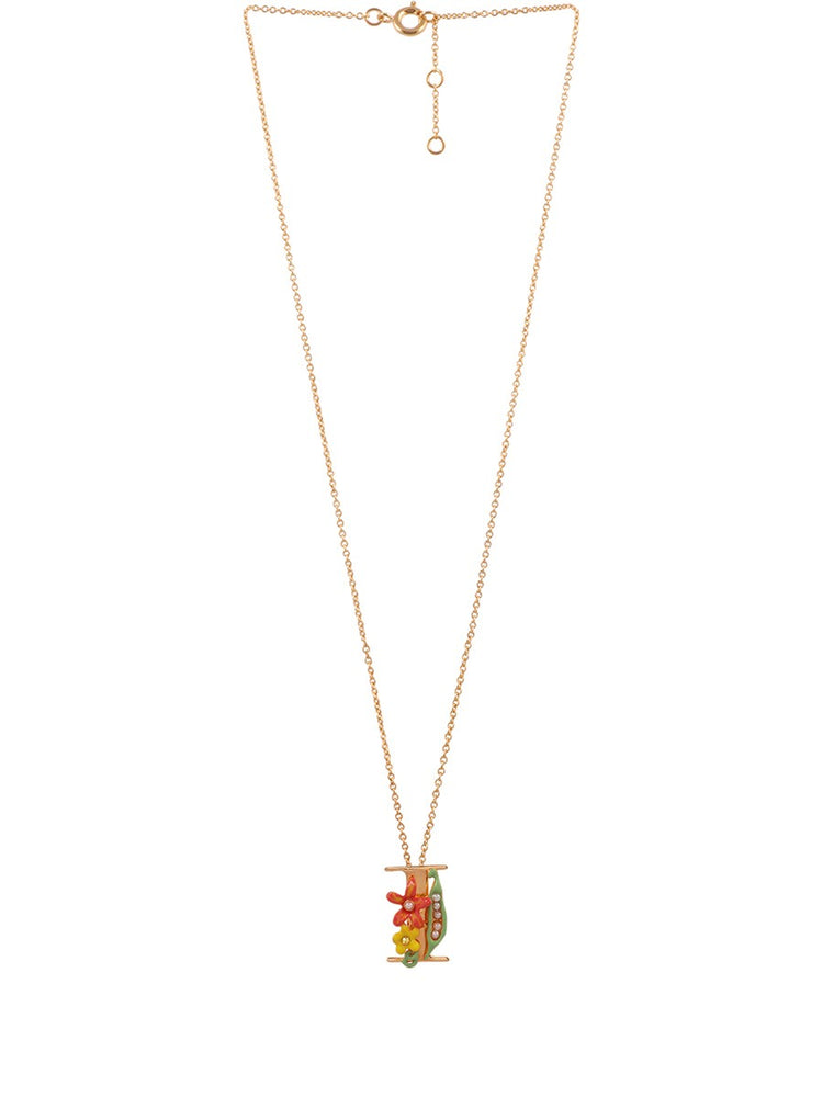 Alphabet Fleuri Necklace