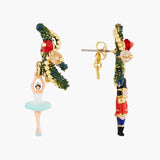 The Nutcracker Ballerina and Nutcracker Post Earrings