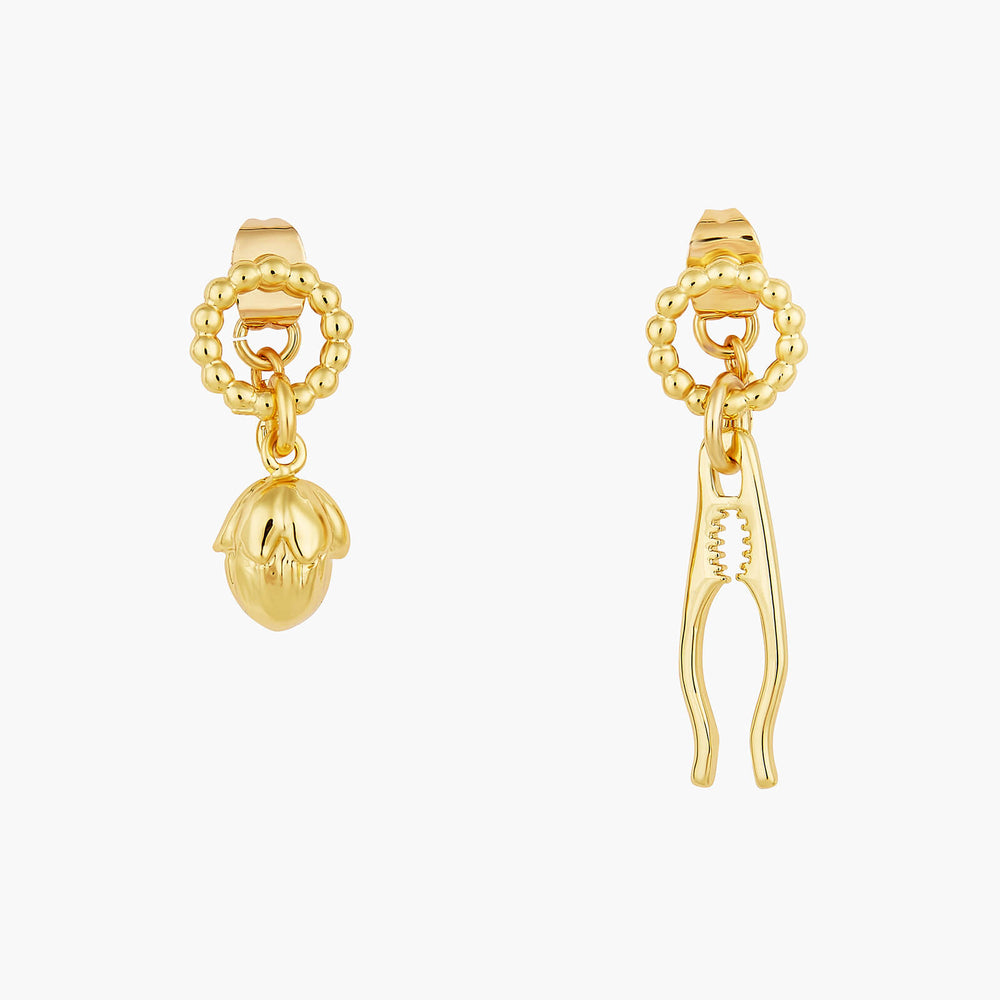 The Nutcracker Hazelnut and Nutcracker Post Earrings