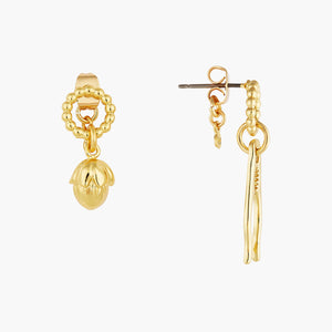 The Nutcracker Hazelnut and Nutcracker Post Earrings
