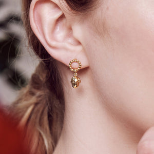 The Nutcracker Hazelnut and Nutcracker Post Earrings