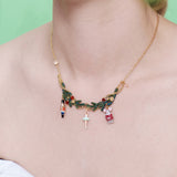 The Nutcracker, Ballerina and Mouse King Statement Necklace