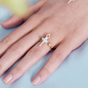 The Nutcracker Ballerina Adjustable Ring