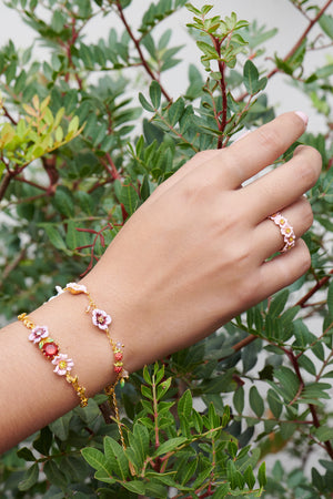 Enchanted Encounter Bunny Charms Bracelet