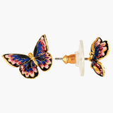 Japanese Emperor Butterfly Post Earrings