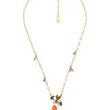 Gardens In Provence Small Orange Necklace