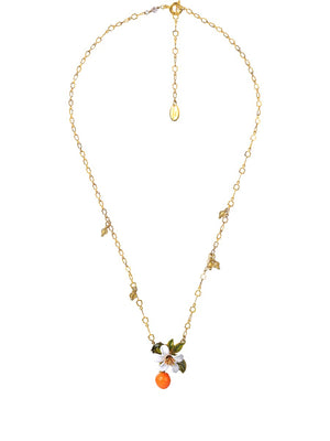
            
                Load image into Gallery viewer, Gardens In Provence Small Orange Necklace
            
        