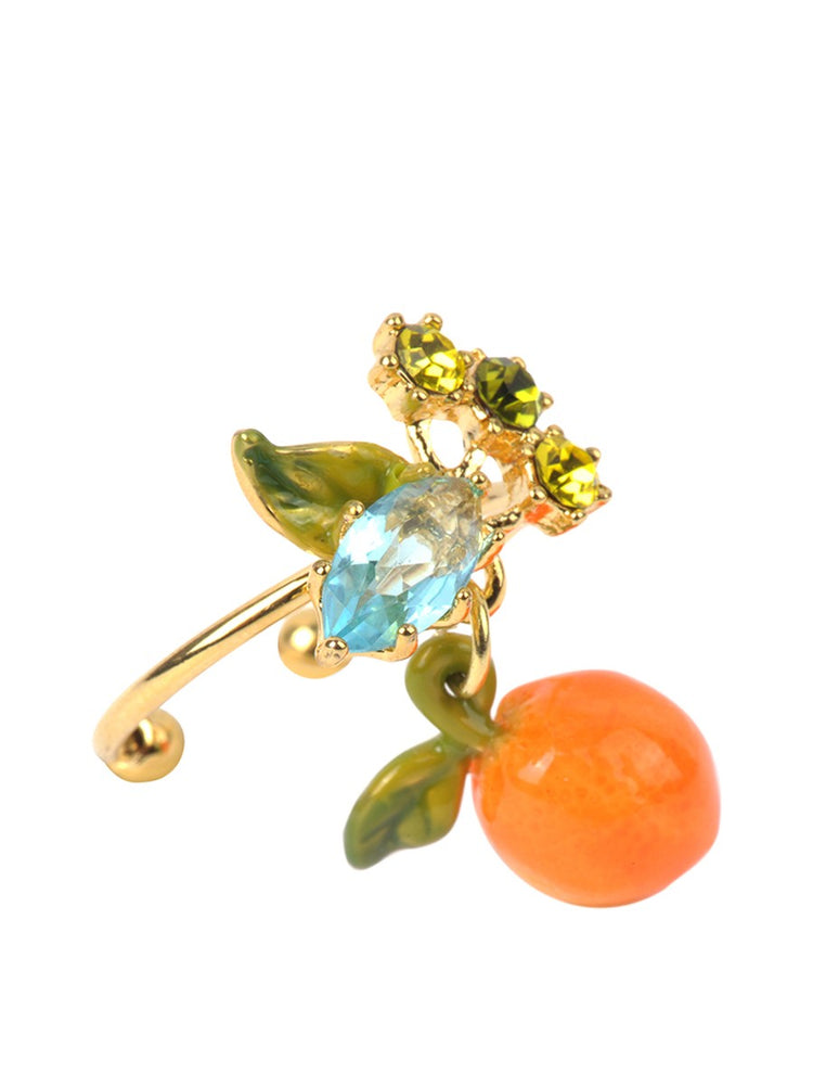 
            
                Load image into Gallery viewer, Gardens In Provence Orange Adjustable Ring
            
        