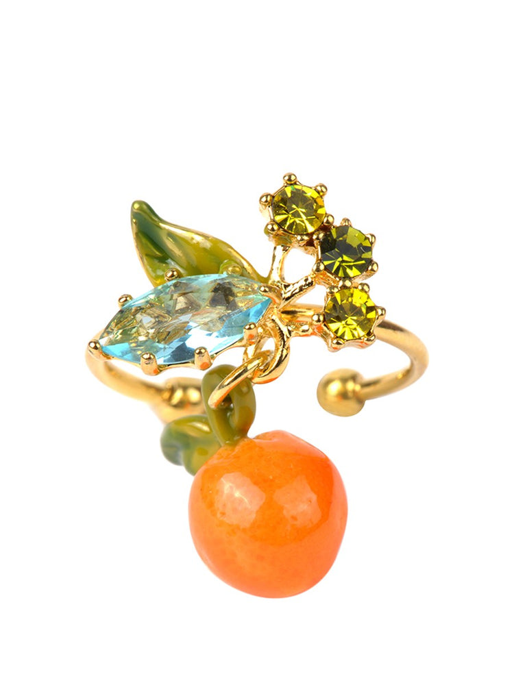 Gardens In Provence Orange Adjustable Ring