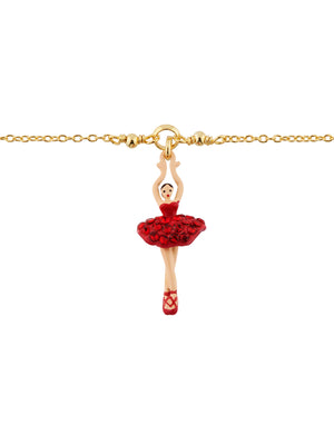 MINI LUXURY PAS DE DEUX MINI BALLERINA WITH RED CRYSTALS BRACELET