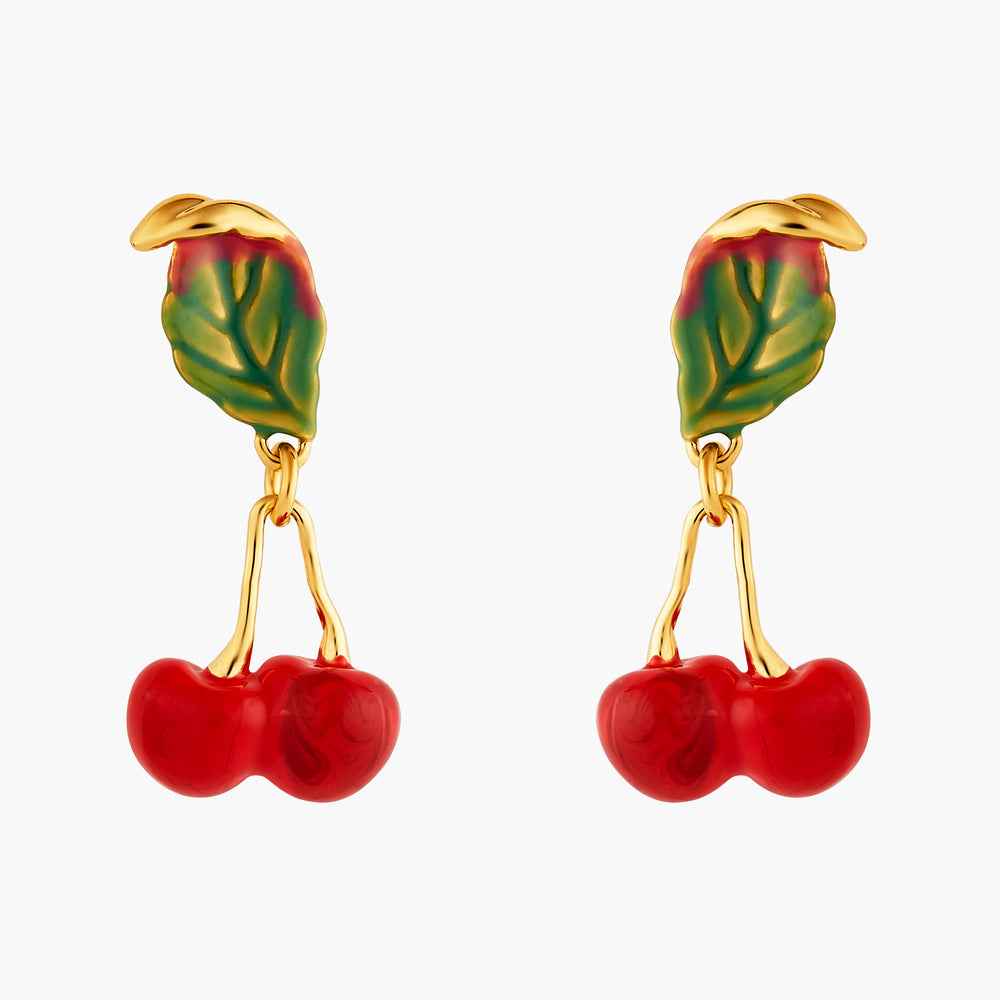 Small Cherries Post Earrings