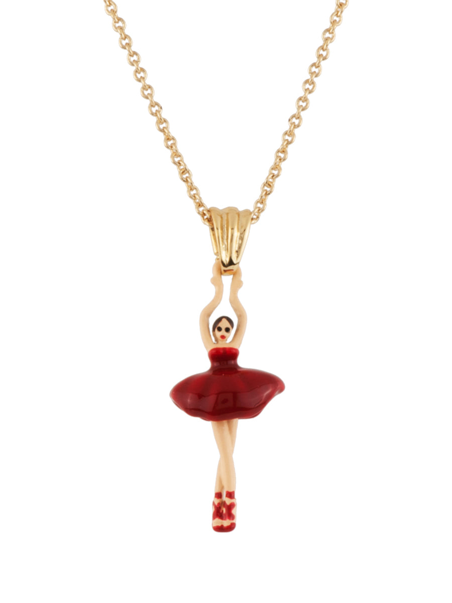 MINI PAS DE DEUX MINI BALLERINA PENDANT SHORT NECKLACE