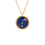 Constellation Reversible Scorpio Zodiac Sign Pendant Necklace